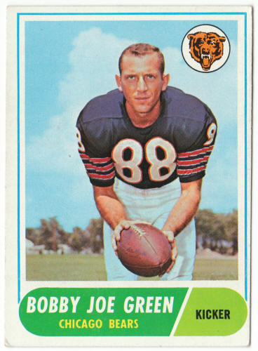 1968 Topps Football #214 Bobby Joe Green