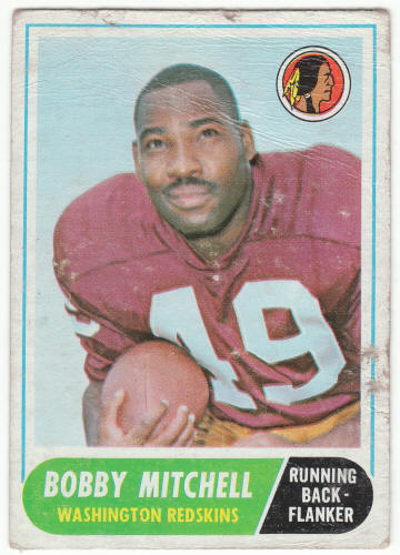 1968 Topps Football #35 Bobby Mitchell