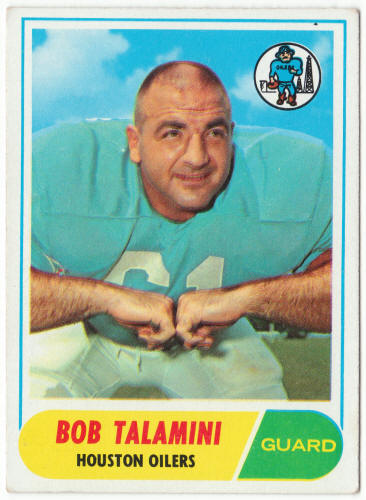 1968 Topps Football #68 Bob Talamini