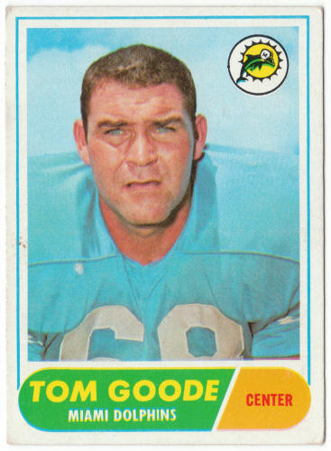 1968 Topps Football #92 Tom Goode