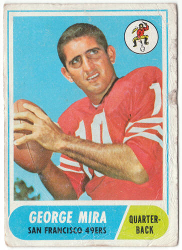 1968 Topps Football #9 George Mira