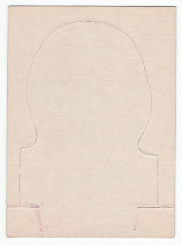 1968 Topps Billy Kilmer Insert Stand-Up #12 back