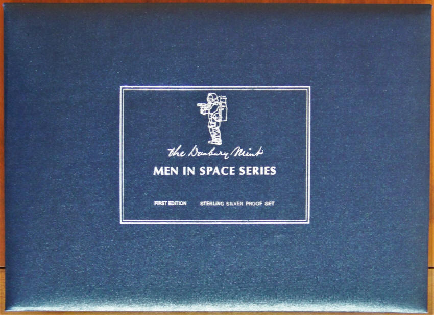1969 Men In Space Series Sterling Silver Proof Set folder cover