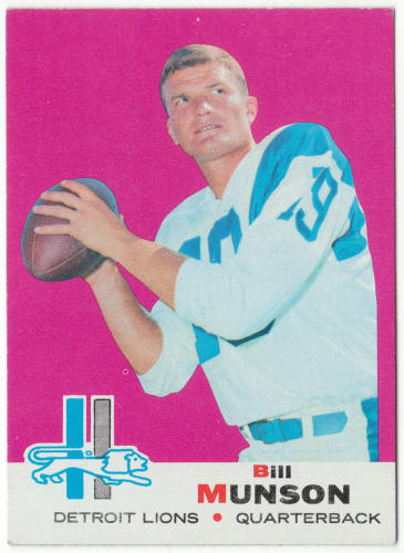 1969 Topps Football #11 Bill Munson