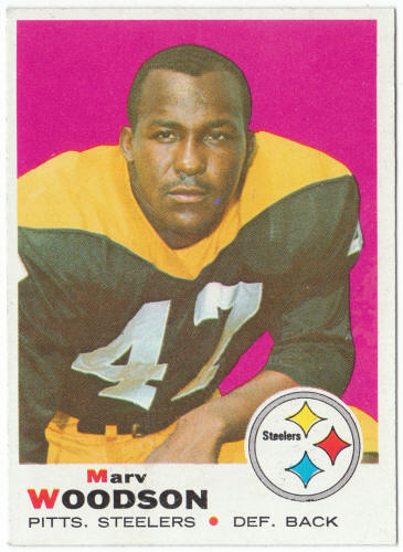1969 Topps Football #155 Marv Woodson