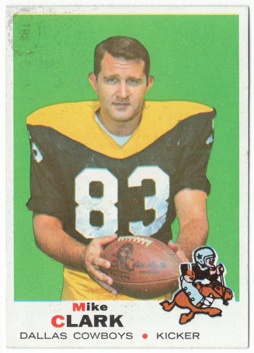 1969 Topps Football #188 Mike Clark