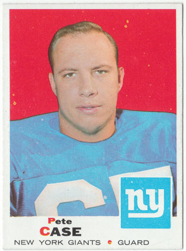 1969 Topps Football #197 Pete Case