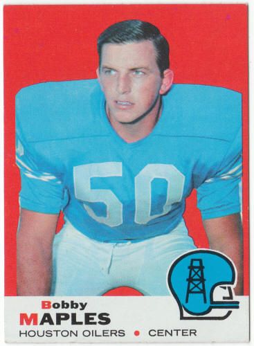 1969 Topps Football #19 Bobby Maples