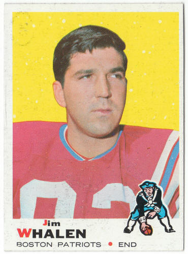 1969 Topps Football #203 Jim Whalen