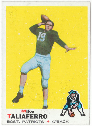 1969 Topps Football #241 Mike Taliaferro