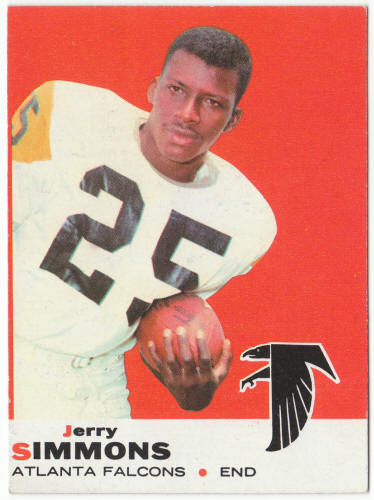 1969 Topps Football #24 Jerry Simmons