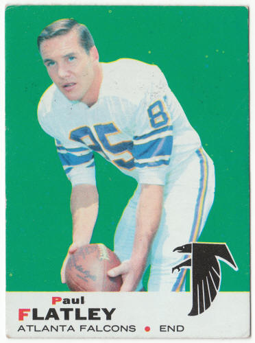 1969 Topps Football #2 Paul Flatley