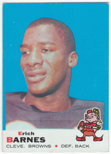 1969 Topps Football #4 Erich Barnes