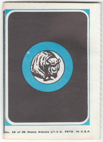 1969 Topps Buffalo Bills 4-in-1 Mini-Card Album #18