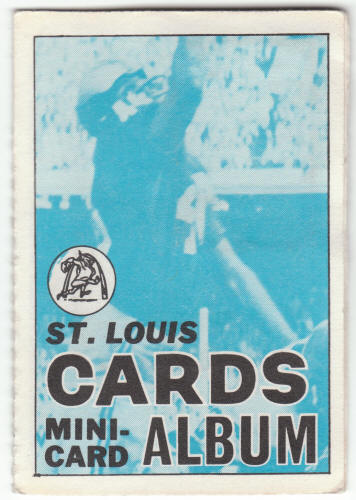 1969 Topps Saint Louis Cardinals 4-in-1 Mini-Card Album 14
