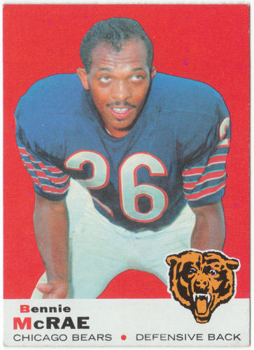 1969 Topps Football #73 Bennie McRae