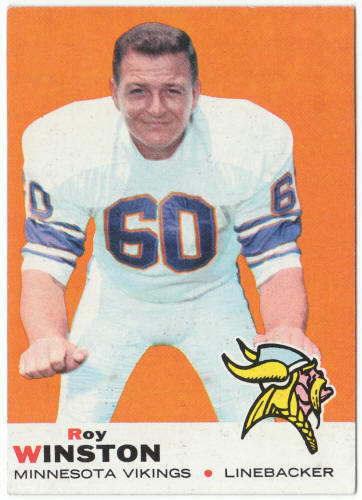 1969 Topps Football #82 Roy Winston