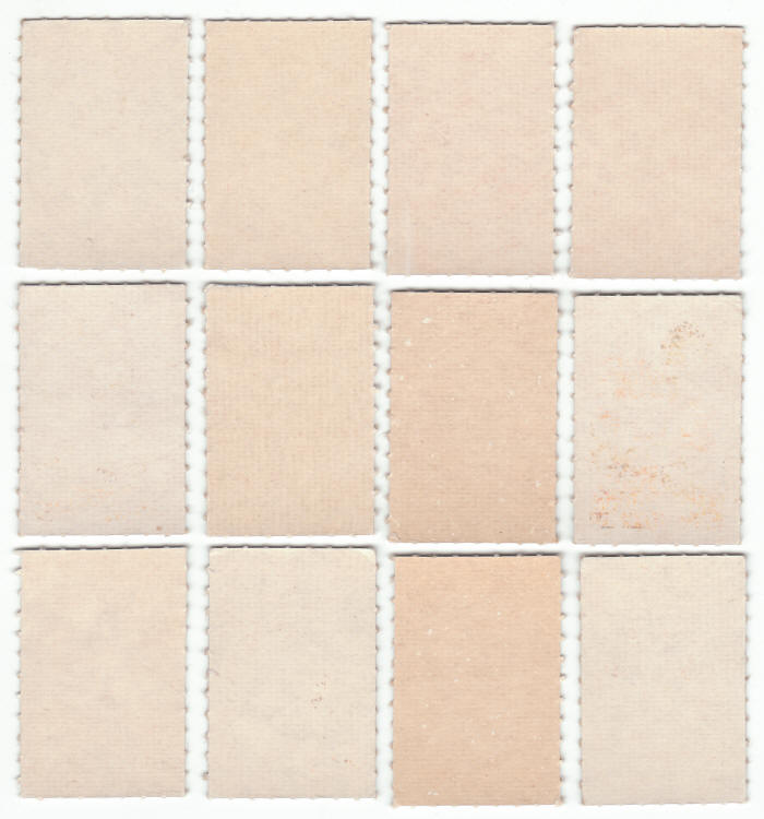 1969 Topps Football 4 In 1 Card Singles backs