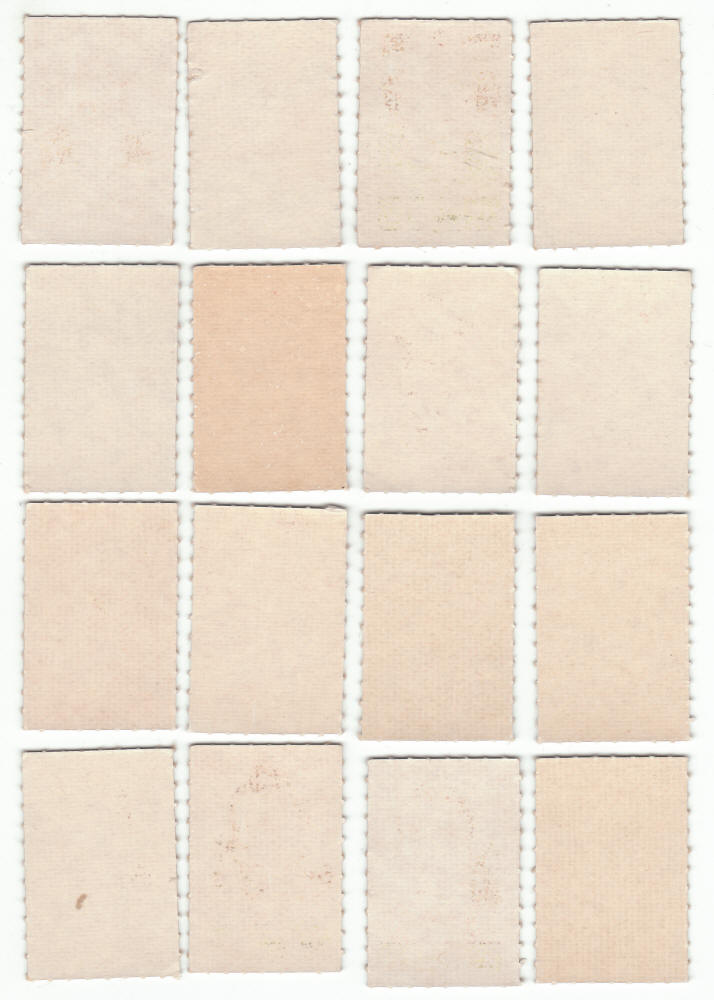 1969 Topps Football 4 In 1 Card Singles backs