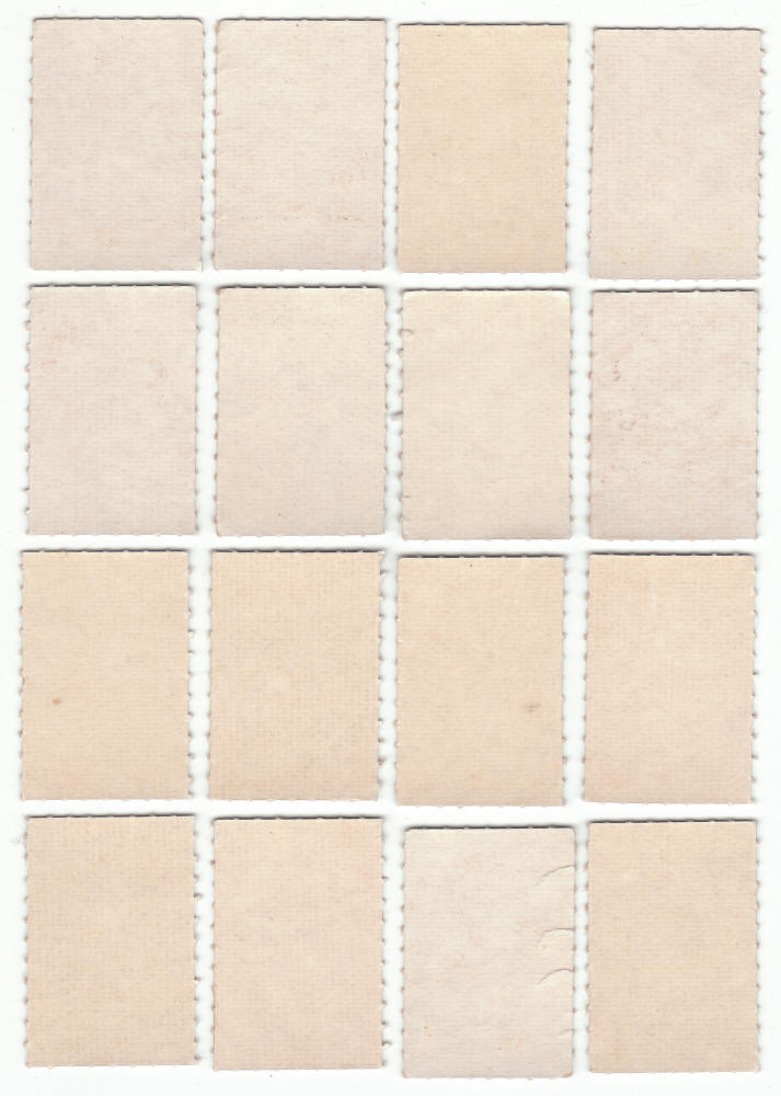 1969 Topps Football 4 In 1 Card Singles backs