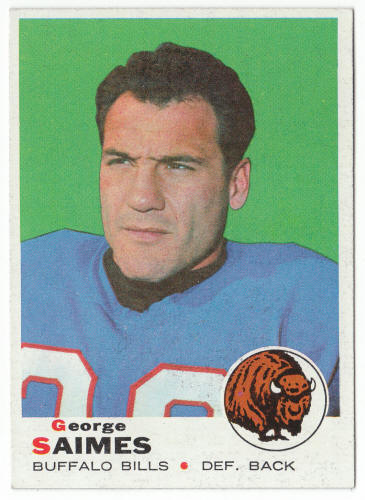 1969 Topps #142 George Saimes front