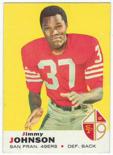 1969 Topps #113 Jimmy Johnson front