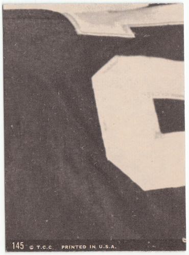 1969 Topps #145 Johnnie Robinson Rookie Card back