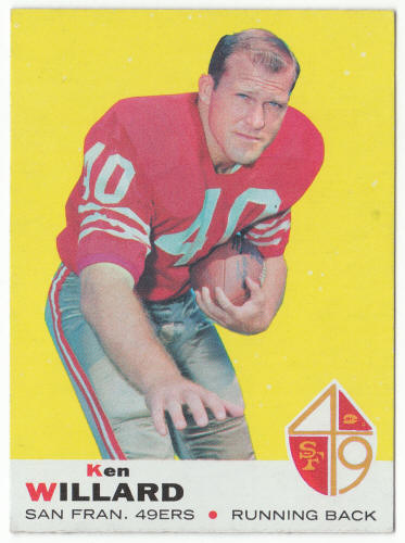 1969 Topps Football #66 Ken Willard front