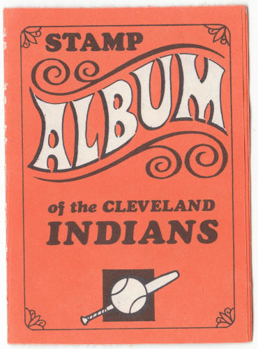 1969 Topps Stamp Album #21 Cleveland Indians front cover
