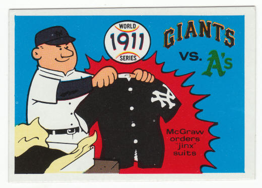 1970 Fleer 1911 World Series Card #8 John McGraw