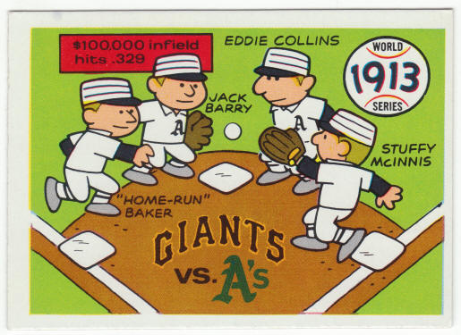 1970 Fleer #10 1913 World Series front