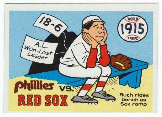 1915 World Series Card #12 Babe Ruth