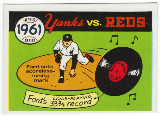 1970 Fleer #58 1961 World Series front