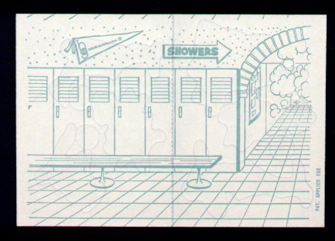 1970 Harlem Globetrotters CBS TV Cereal Premium Sticker Sheet back