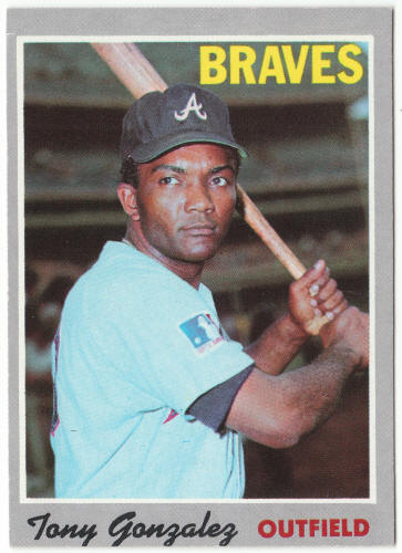 1970 Topps Baseball #105 Tony Gonzalez