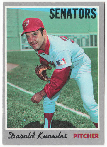 1970 Topps Baseball #106 Darold Knowles