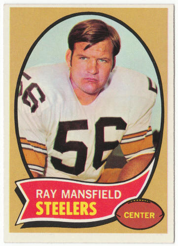 1970 Topps Football #107 Ray Mansfield Rookie Card