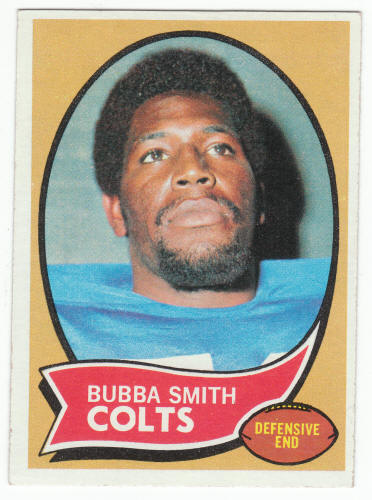 1970 Topps Football #114 Bubba Smith Rookie Card front