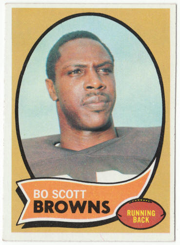 1970 Topps Football #117 Bo Scott Rookie Card