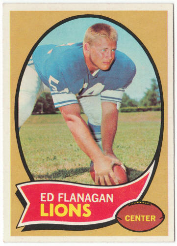 1970 Topps Football #11 Ed Flanagan Rookie Card
