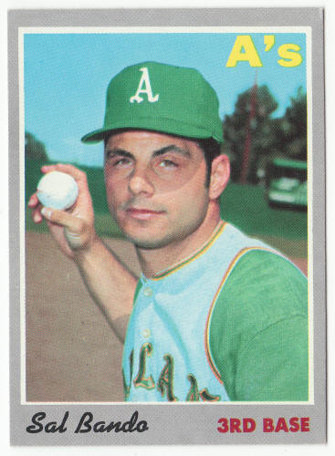 1970 Topps Baseball #120 Sal Bando