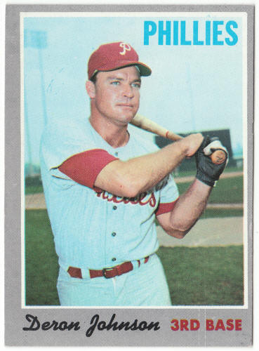 1970 Topps Baseball #125 Deron Johnson
