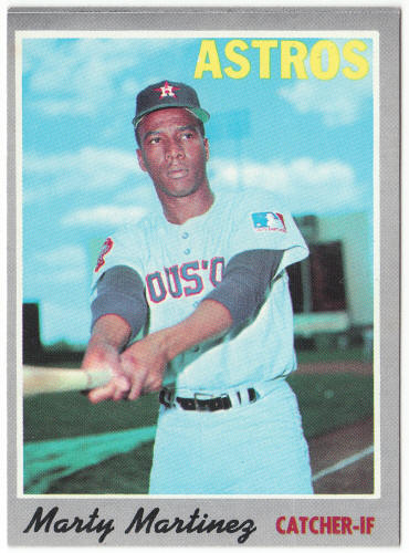 1970 Topps Baseball #126 Marty Martinez