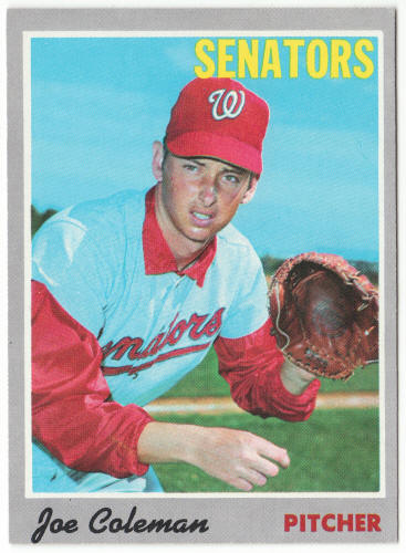 1970 Topps Baseball #127 Joe Coleman