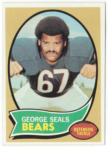 1970 Topps Football #12 George Seals Rookie Card