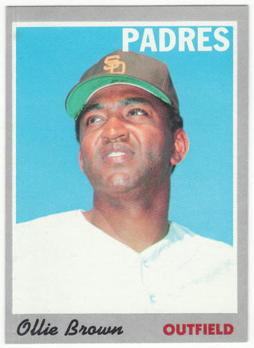 1970 Topps Baseball #130 Ollie Brown