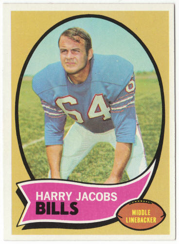 1970 Topps Football #13 Harry Jacobs