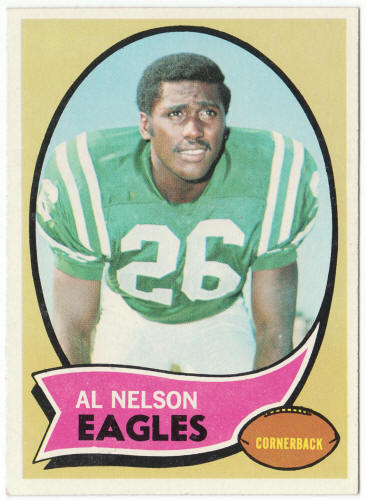1970 Topps Football #141 Al Nelson Rookie Card