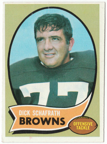 1970 Topps Football #143 Dick Schafrath