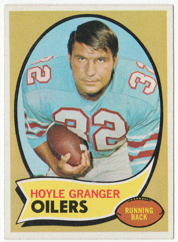 1970 Topps Football #155 Hoyle Granger Rookie Card front